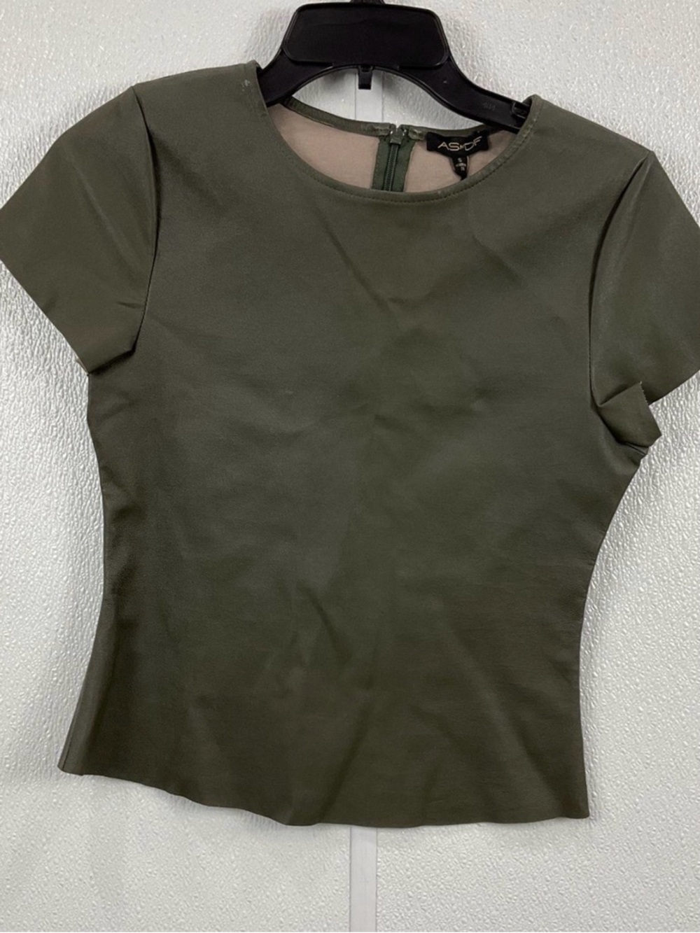 AS by DF $495 NWT
Brando Stretch Leather Tee - Picture 7 of 10